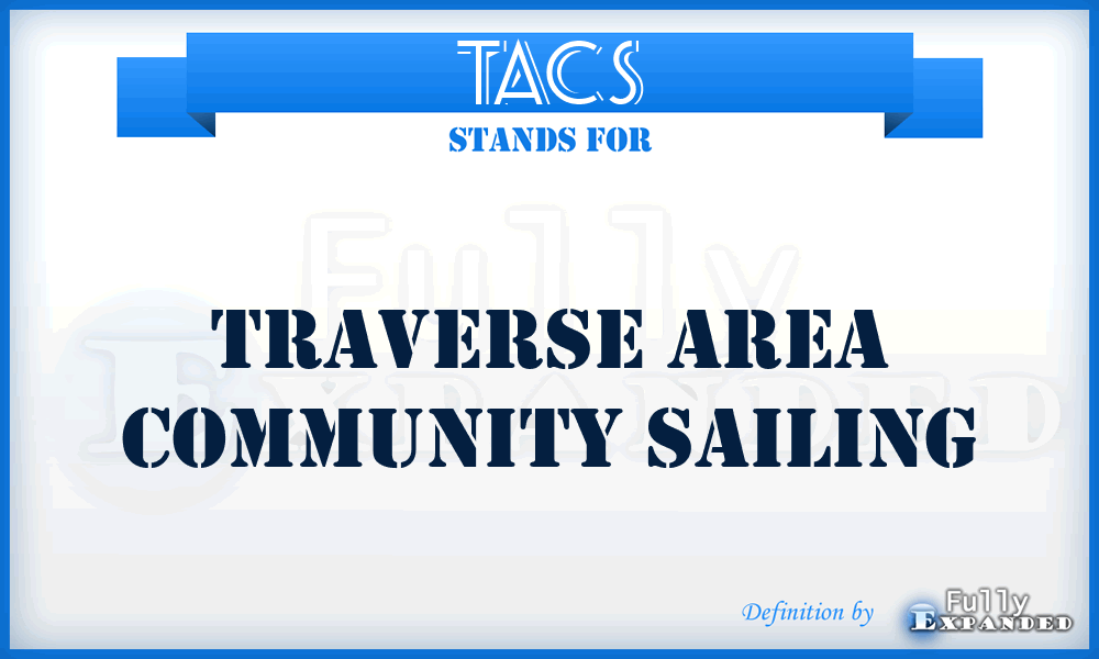 TACS - Traverse Area Community Sailing