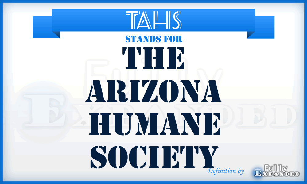 TAHS - The Arizona Humane Society