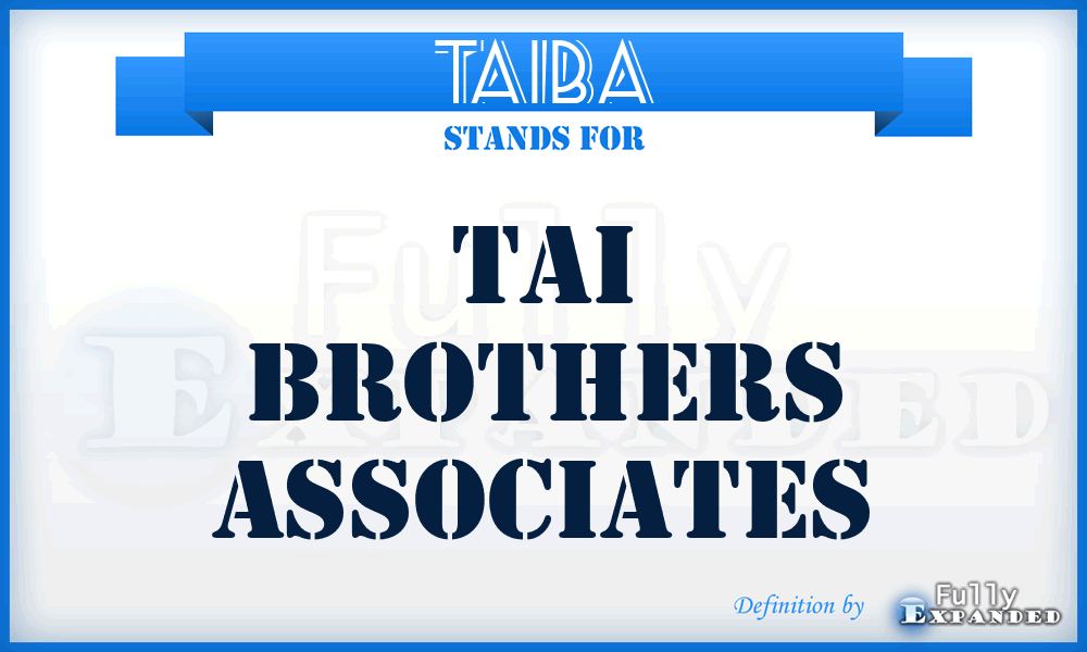 TAIBA - TAI Brothers Associates