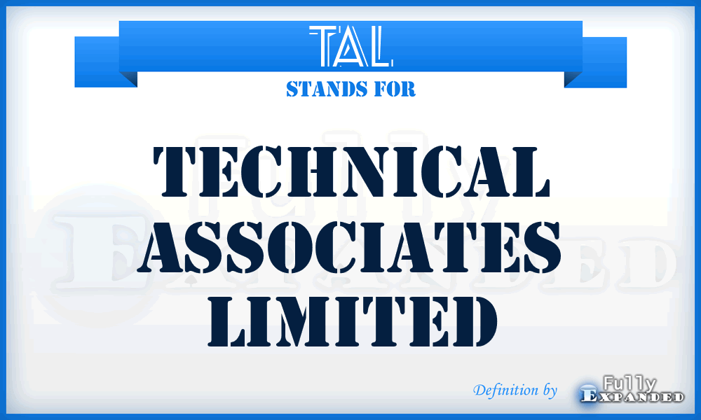 TAL - Technical Associates Limited