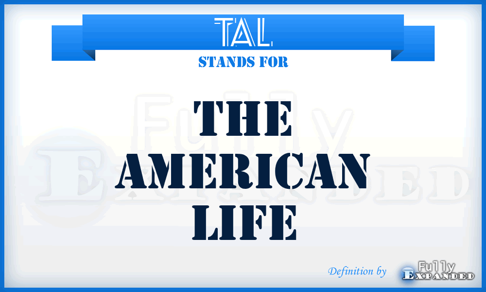 TAL - The American Life