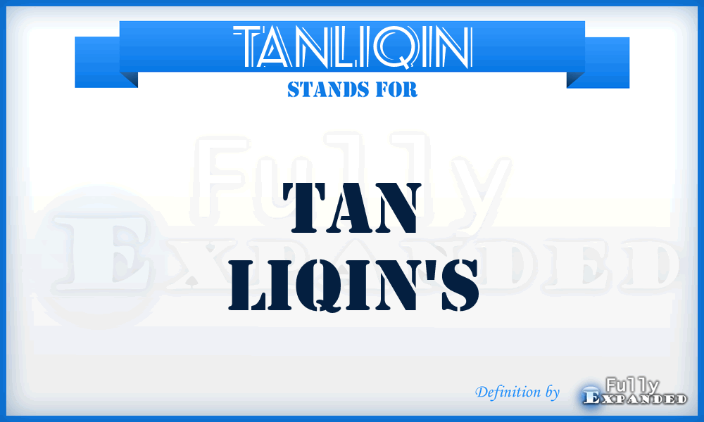 TANLIQIN - Tan LiQin's