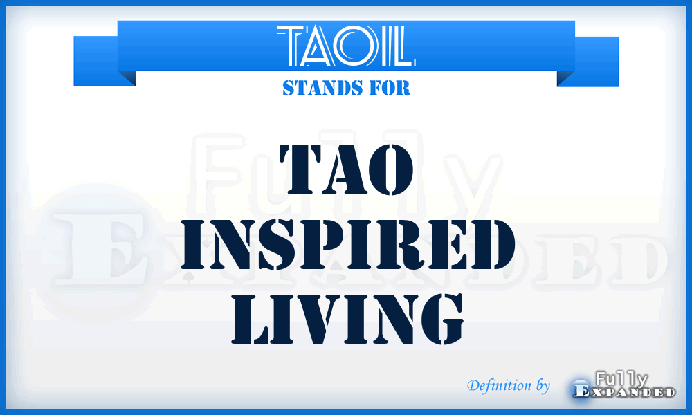 TAOIL - TAO Inspired Living