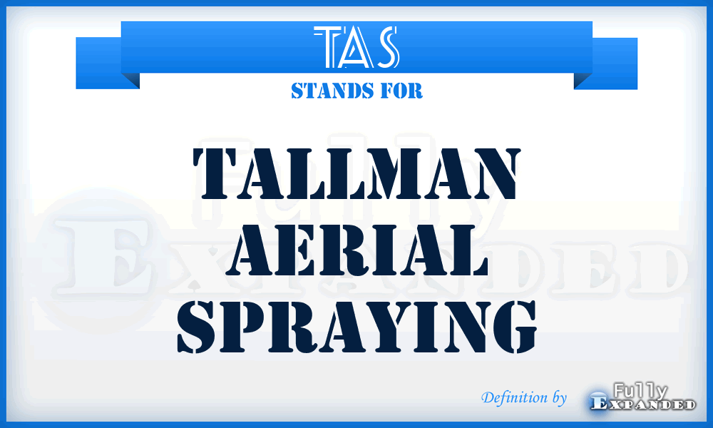 TAS - Tallman Aerial Spraying