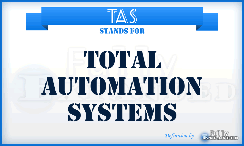 TAS - Total Automation Systems