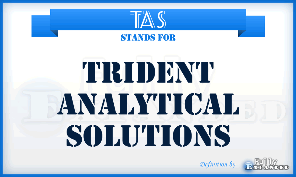 TAS - Trident Analytical Solutions