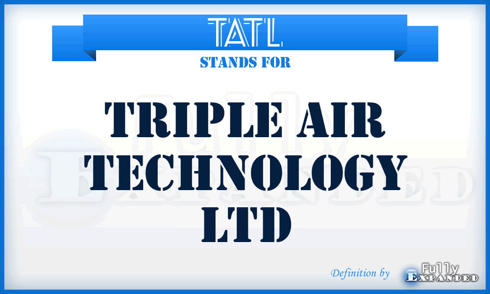TATL - Triple Air Technology Ltd