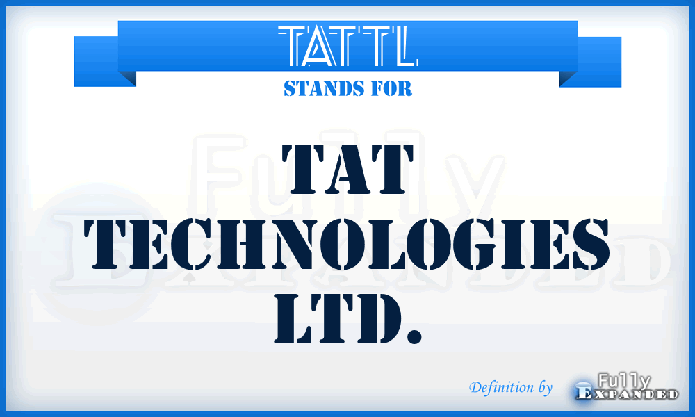 TATTL - TAT Technologies Ltd.