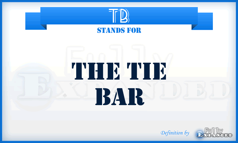 TB - The Tie Bar