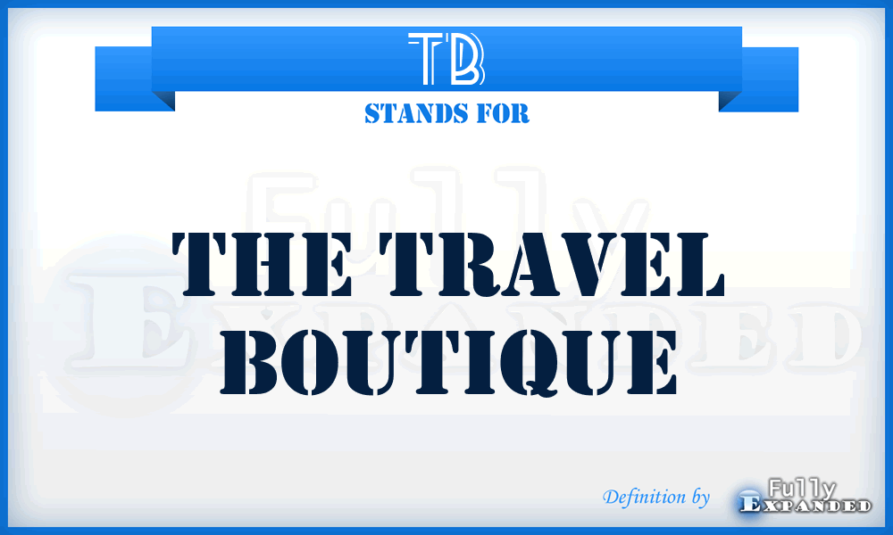 TB - The Travel Boutique