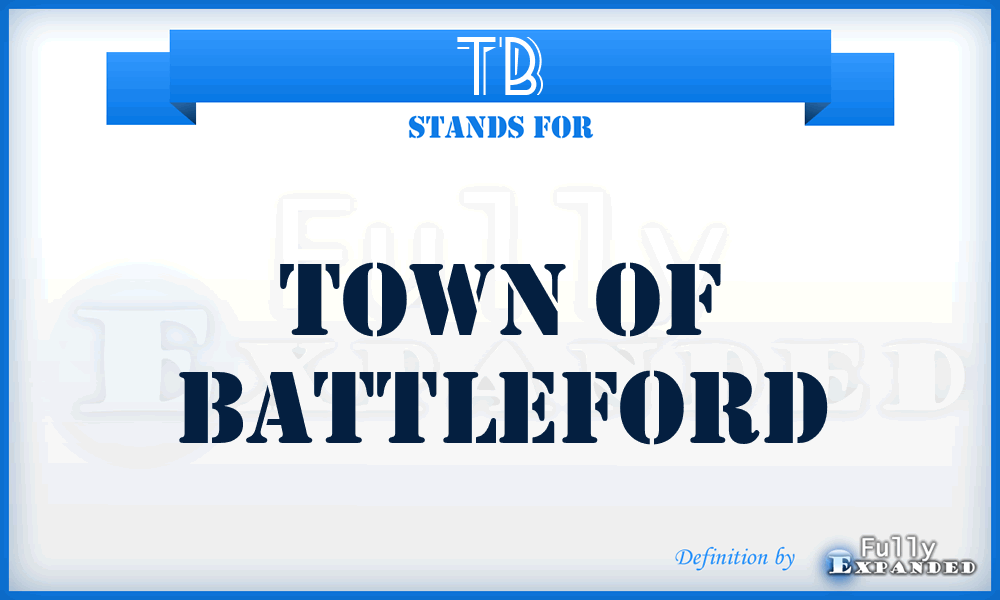 TB - Town of Battleford