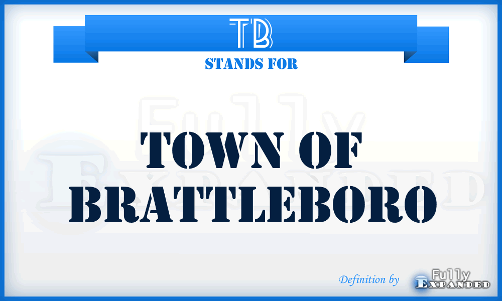 TB - Town of Brattleboro