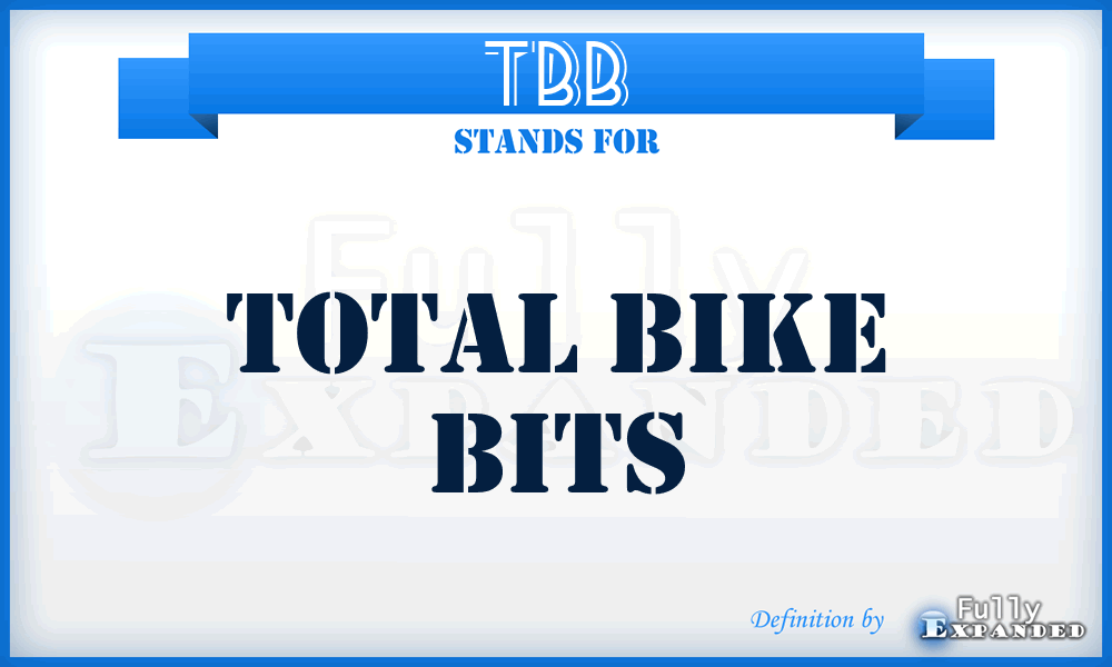 TBB - Total Bike Bits