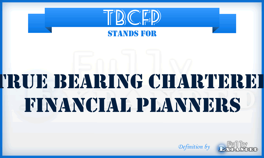 TBCFP - True Bearing Chartered Financial Planners