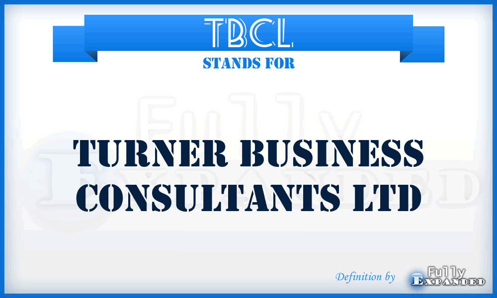 TBCL - Turner Business Consultants Ltd