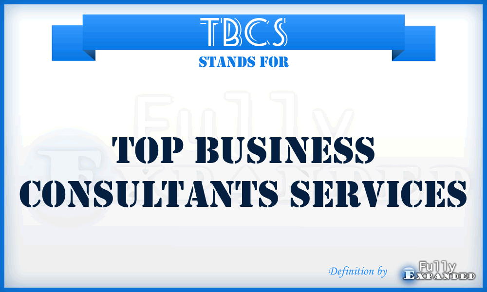 TBCS - Top Business Consultants Services
