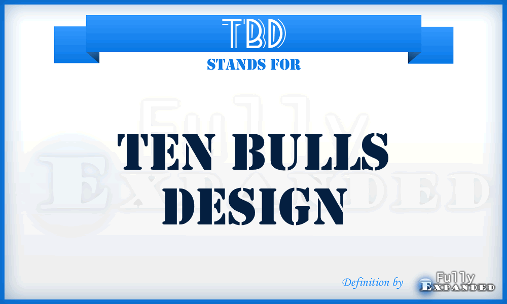 TBD - Ten Bulls Design