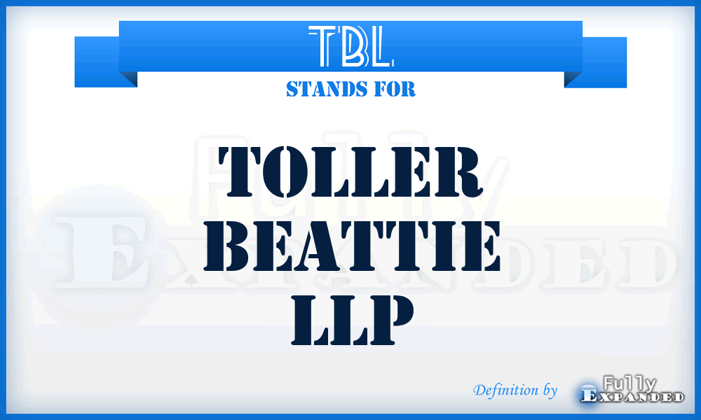 TBL - Toller Beattie LLP