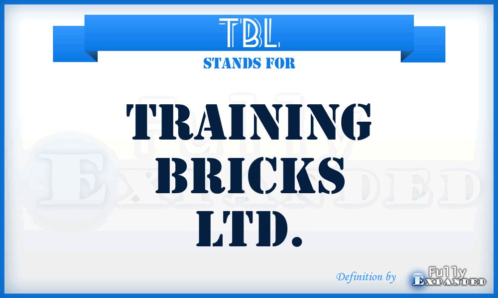 TBL - Training Bricks Ltd.