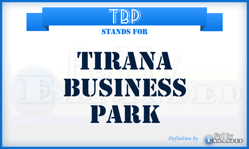 TBP - Tirana Business Park