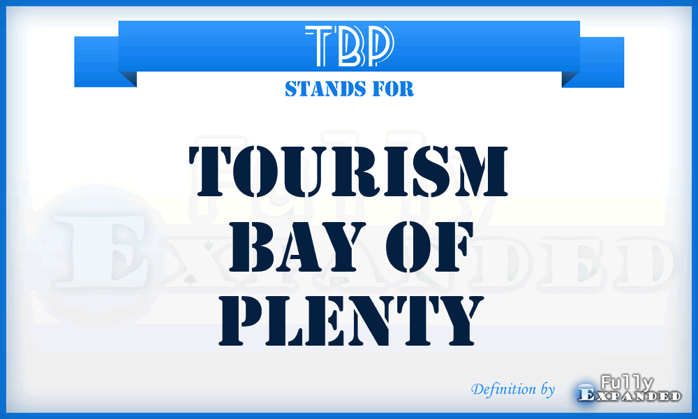 TBP - Tourism Bay of Plenty