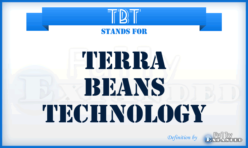 TBT - Terra Beans Technology