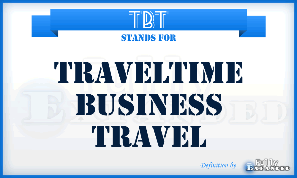 TBT - Traveltime Business Travel