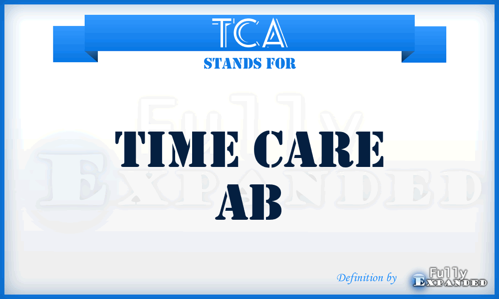 TCA - Time Care Ab