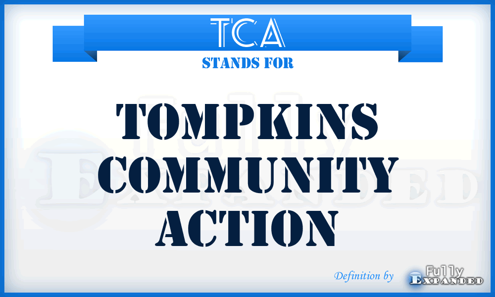 TCA - Tompkins Community Action