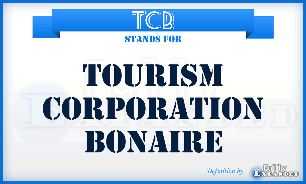 TCB - Tourism Corporation Bonaire