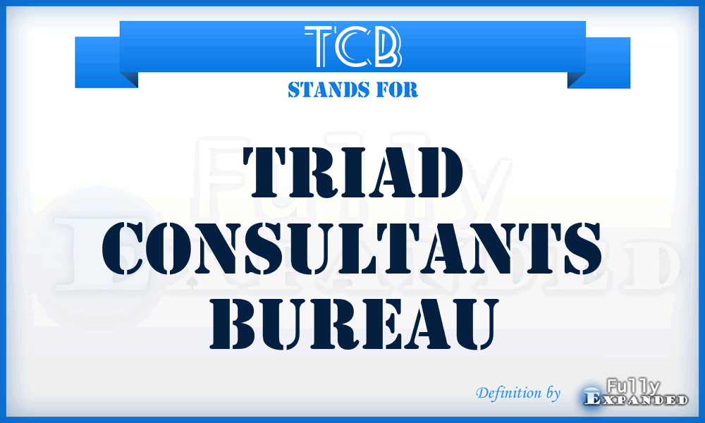TCB - Triad Consultants Bureau