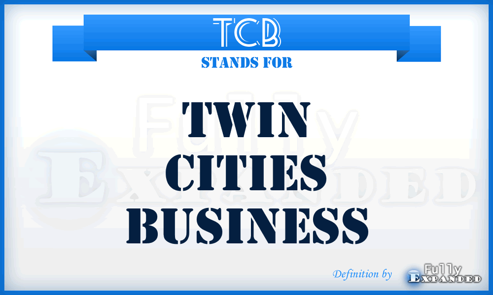 TCB - Twin Cities Business