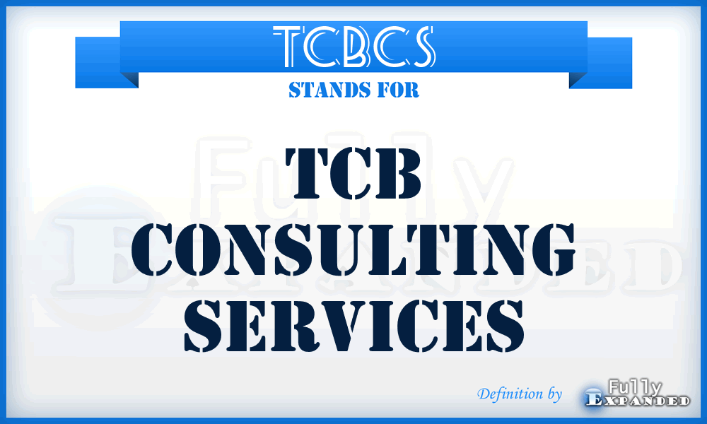 TCBCS - TCB Consulting Services