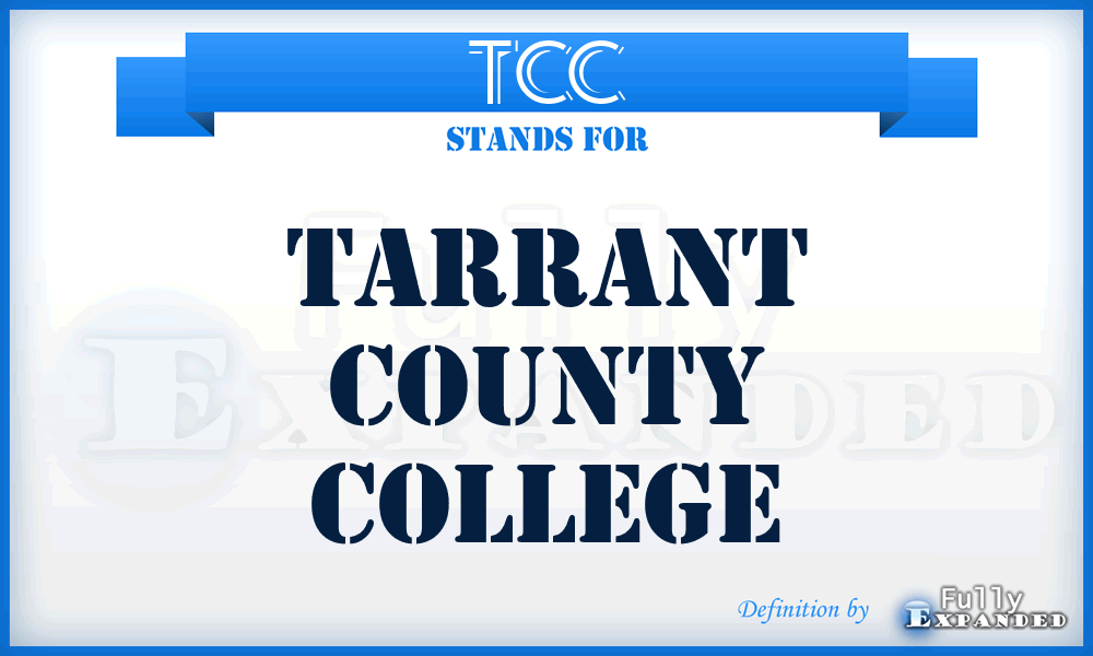 TCC - Tarrant County College