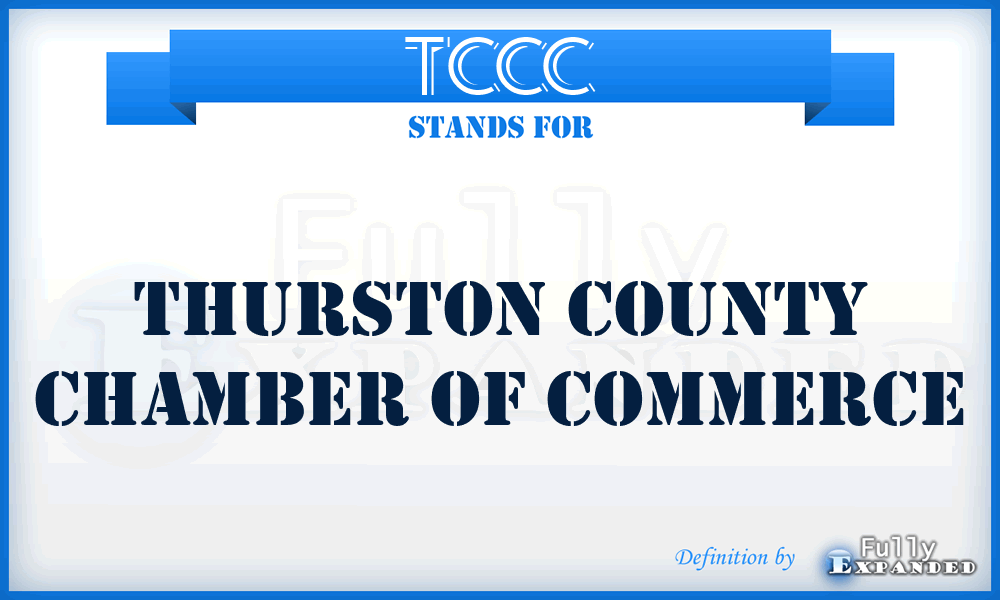 TCCC - Thurston County Chamber of Commerce