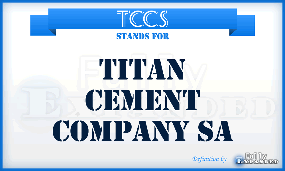 TCCS - Titan Cement Company Sa