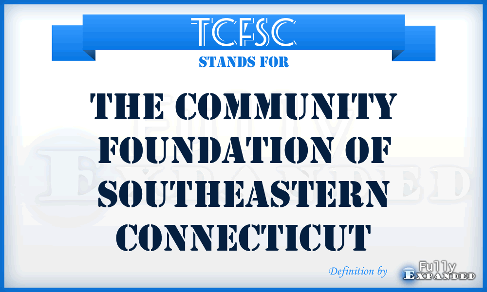 TCFSC - The Community Foundation of Southeastern Connecticut
