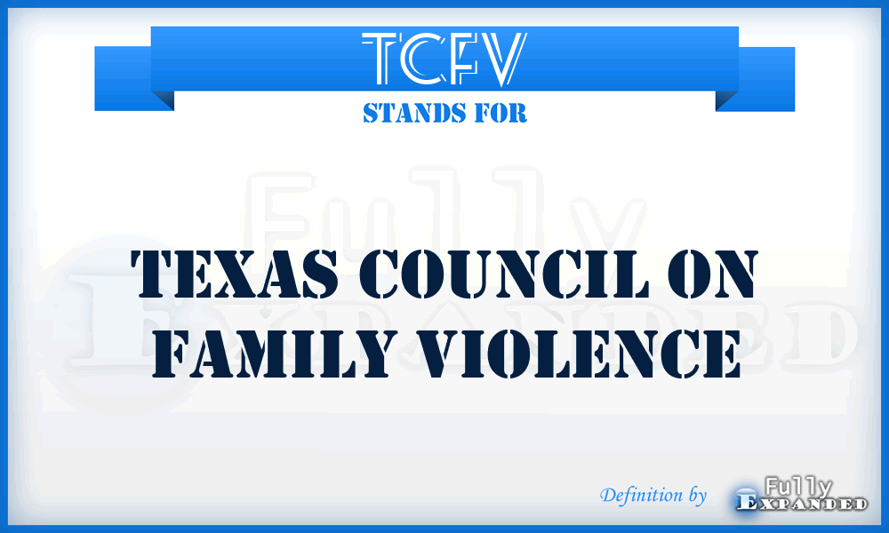 TCFV - Texas Council on Family Violence
