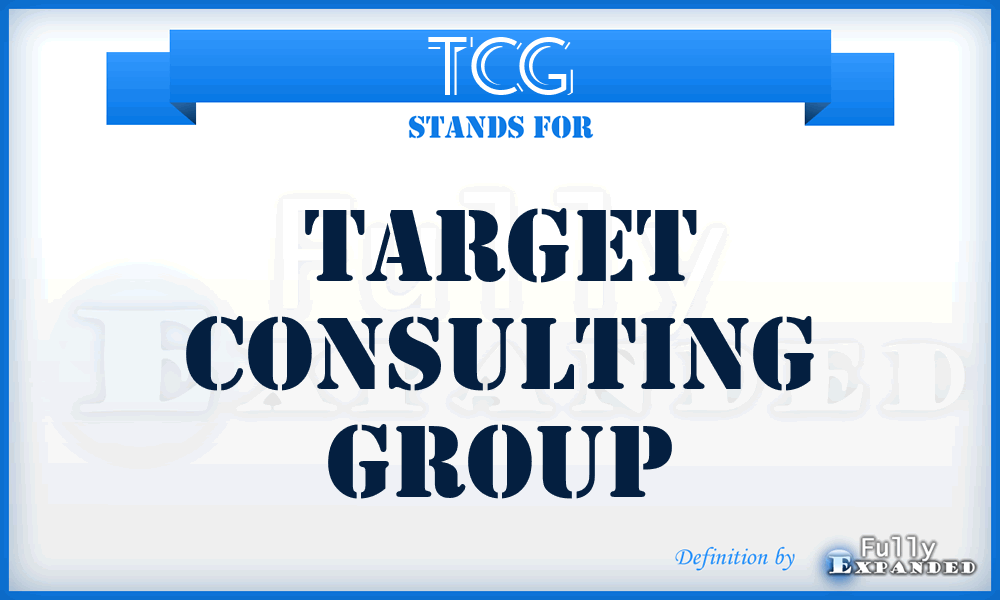 TCG - Target Consulting Group