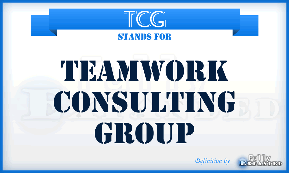 TCG - Teamwork Consulting Group