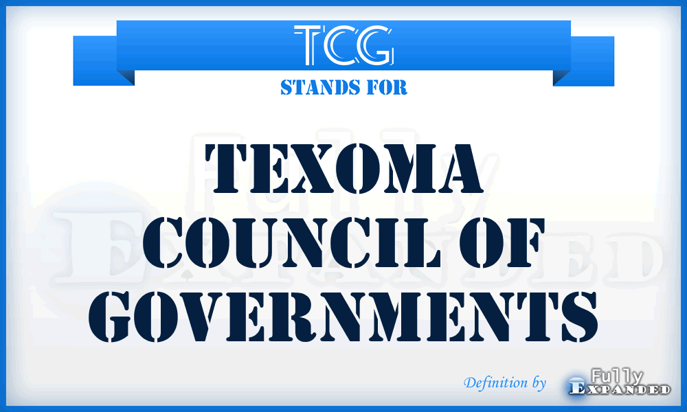 TCG - Texoma Council of Governments