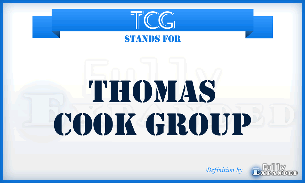 TCG - Thomas Cook Group