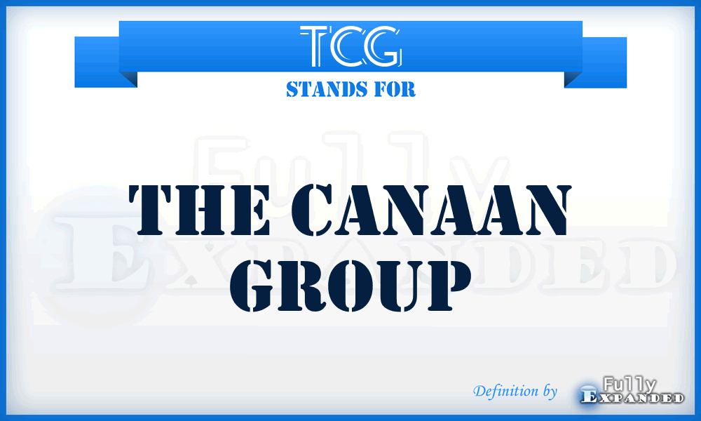 TCG - The Canaan Group