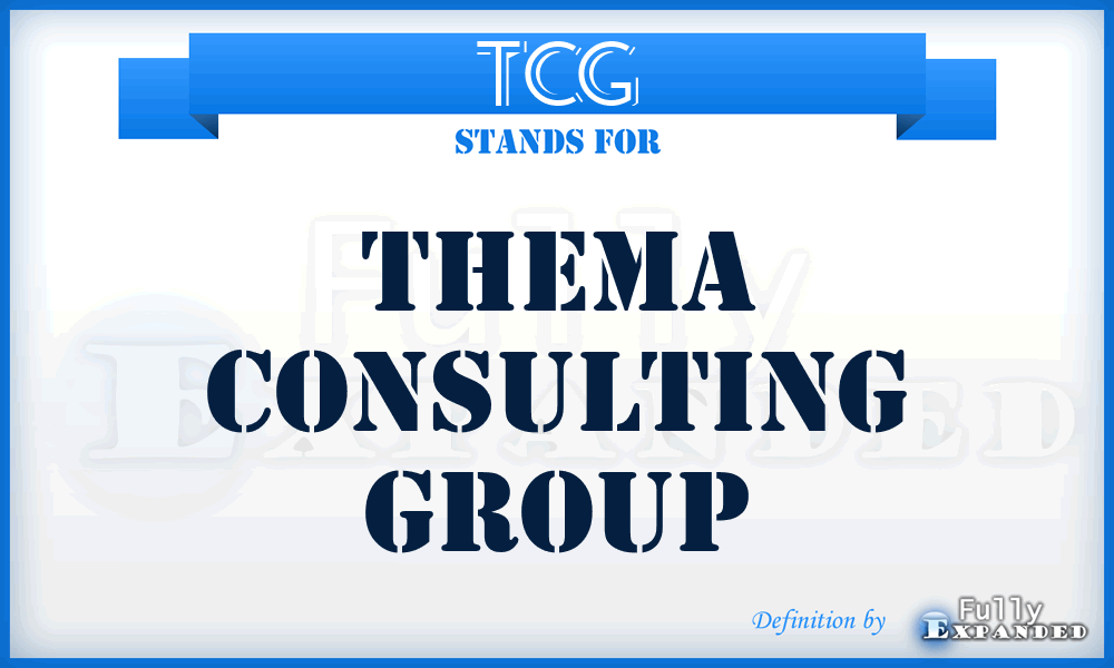 TCG - Thema Consulting Group