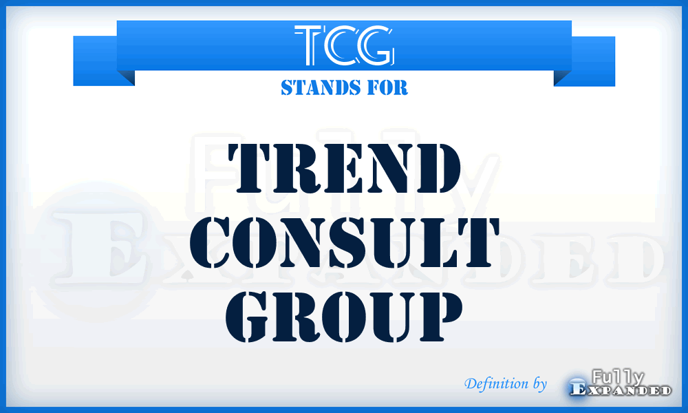 TCG - Trend Consult Group