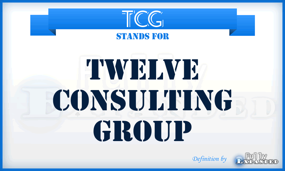 TCG - Twelve Consulting Group