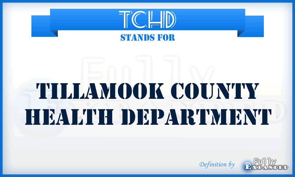 TCHD - Tillamook County Health Department