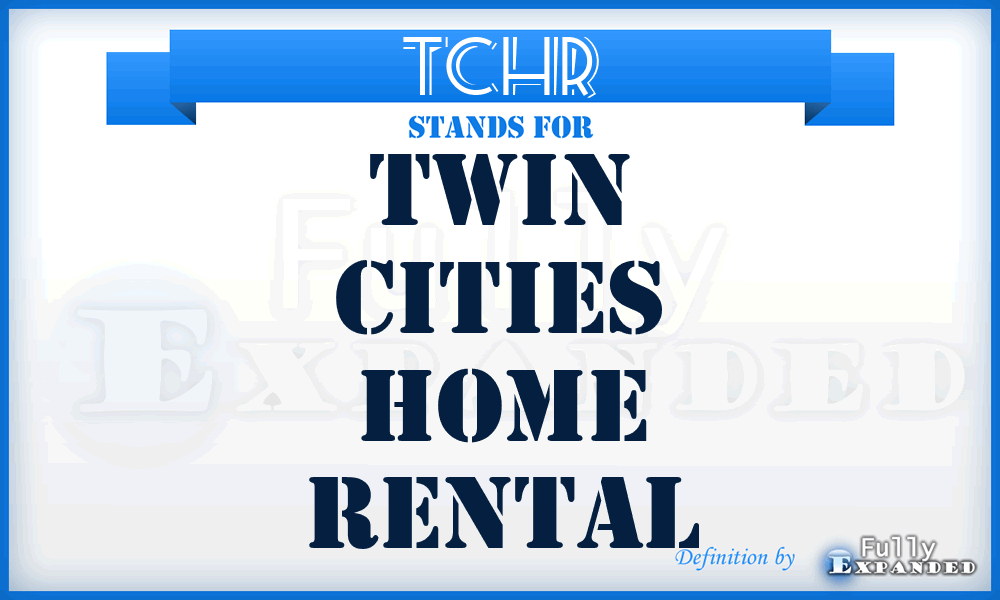 TCHR - Twin Cities Home Rental