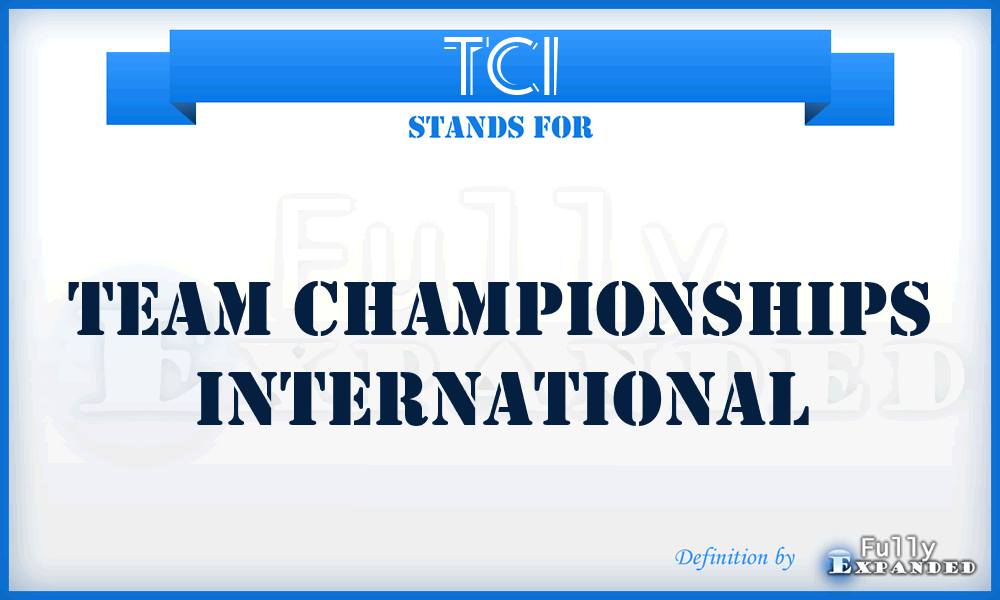TCI - Team Championships International