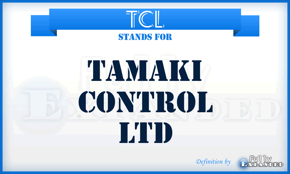 TCL - Tamaki Control Ltd